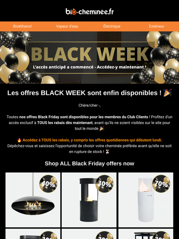 Les offres BLACK FRIDAY sont enfin LANCÉES ! 🖤🔥