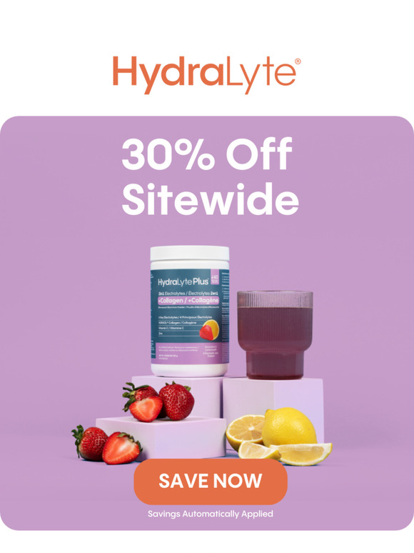 30% Off HydraLyte Plus