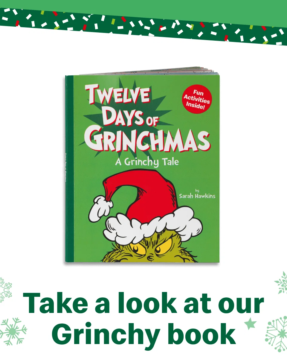 Take a look at our Grinchy book