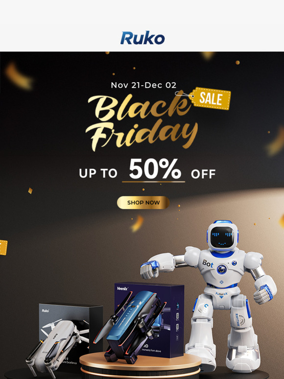 🎉 Ruko's Black Friday Sale: Big Savings, Up to 50% Off!🔥