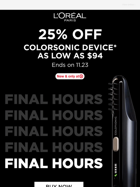 LAST CHANCE for 25% OFF