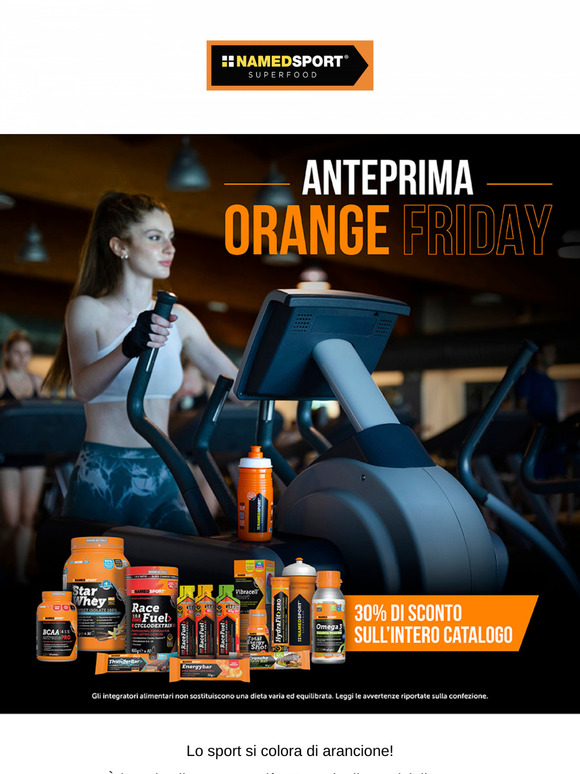 💥 Anteprima Orange Friday: 30% di sconto sull’intero catalogo