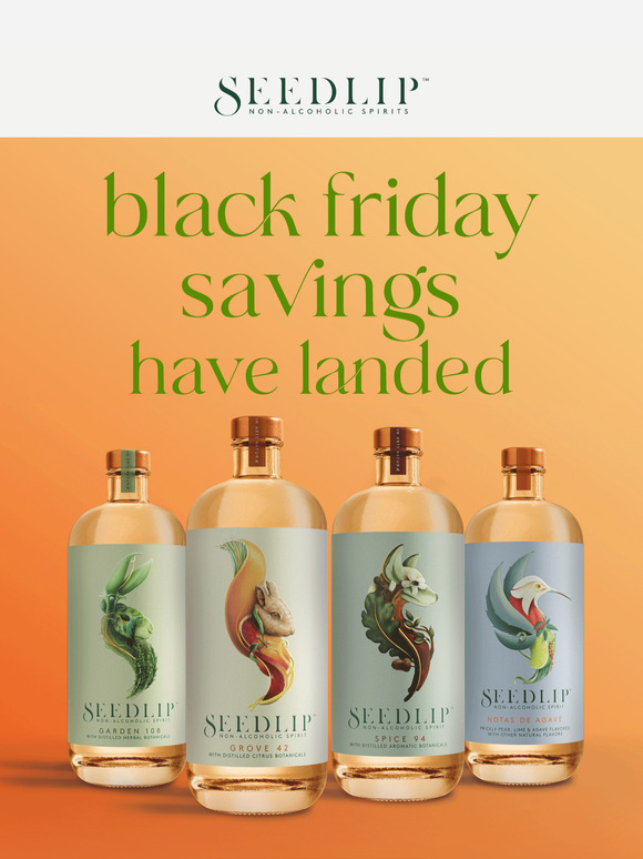 Black Friday starts now!