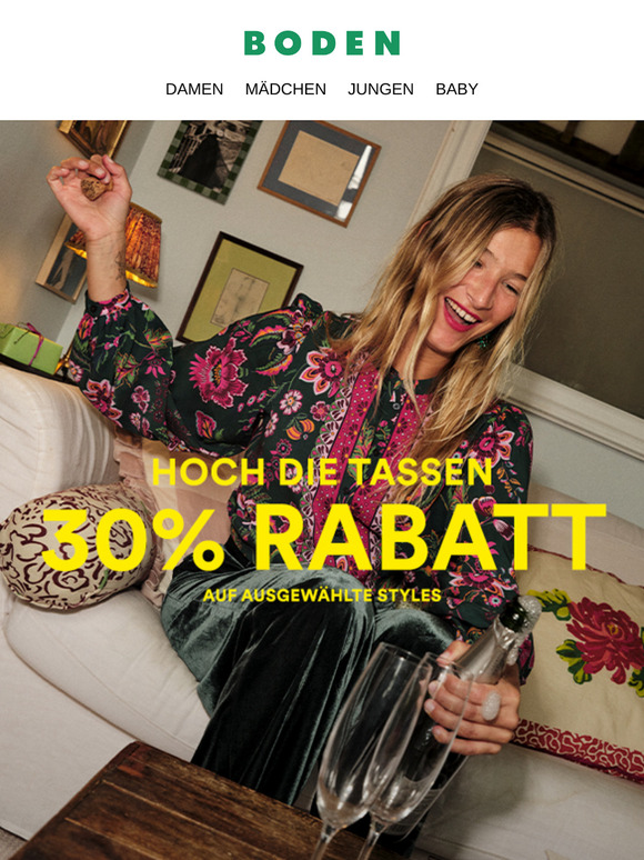 Hat Ihre Geschenkeliste Lust auf 30% Rabatt?