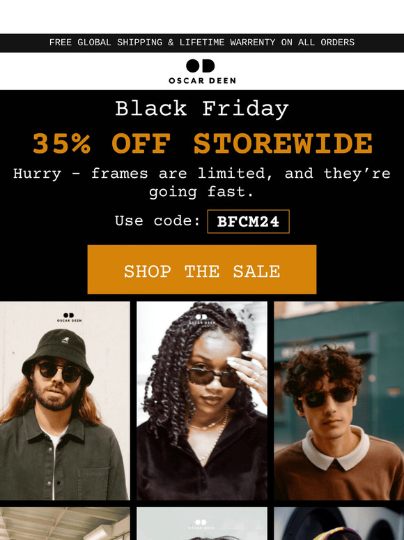 🚨 Black Friday 🚨 35% OFF Everything