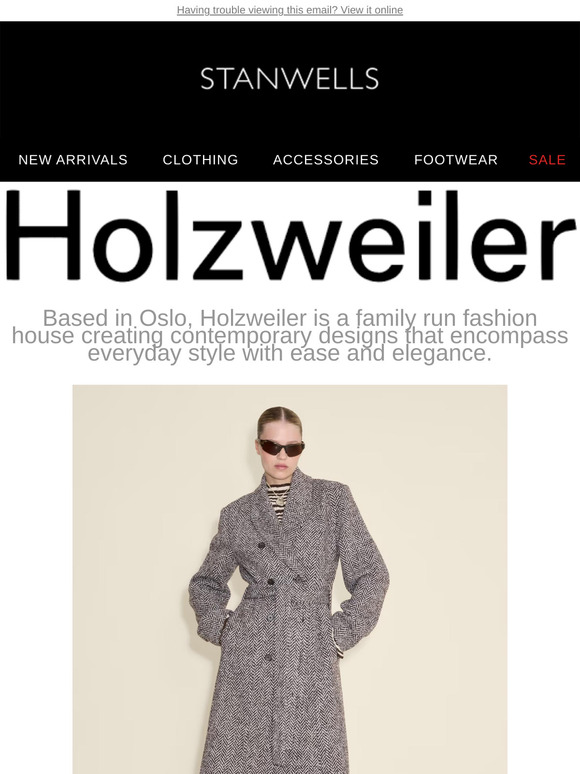 Introducing Holzweiler, the Norwegian fashion brand new to Stanwells autumn/winter 2024