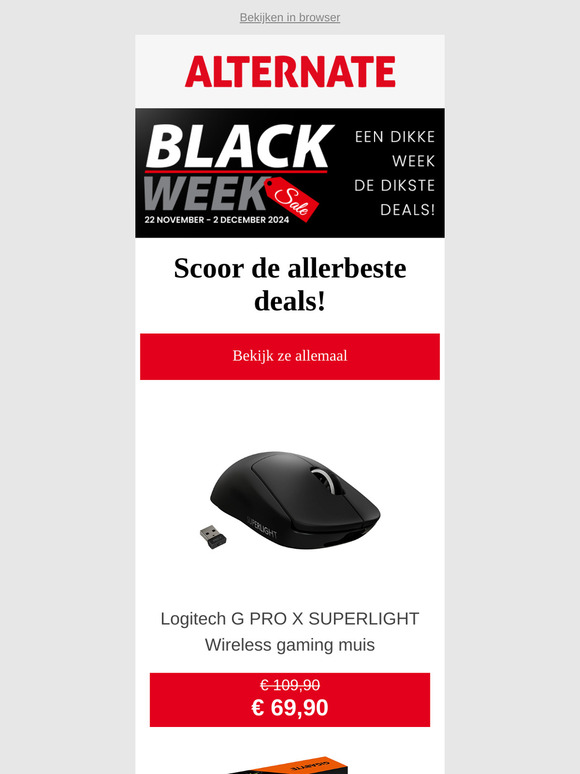 Het is tijd voor Black Week!