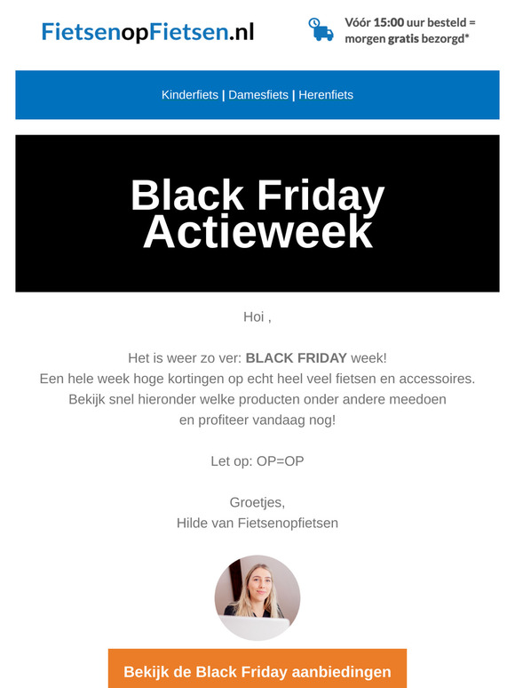 ⬛ Fietsenopfietsen Black Friday week eindelijk terug ⬛