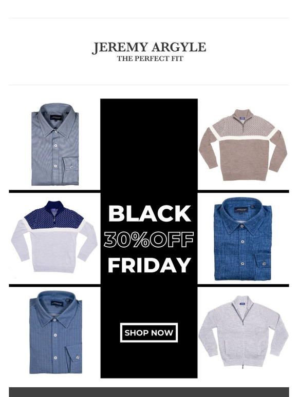Black Friday Continues: 30% OFF Your Favorite Styles!