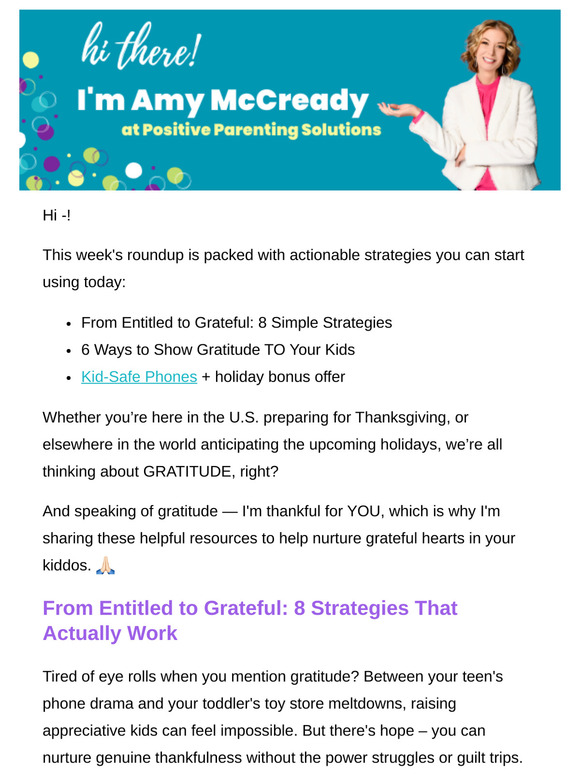 From Entitled to Grateful: 8 simple strategies