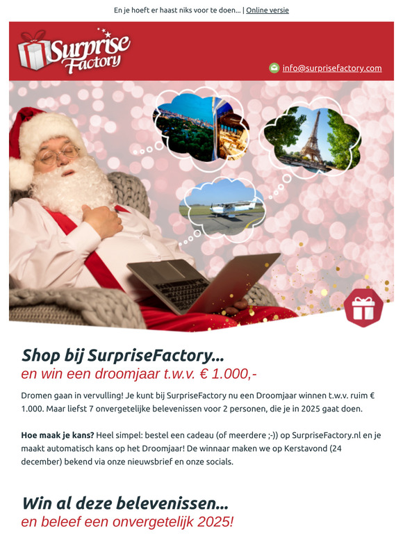 Win een Droomjaar t.w.v. € 1.000,- 🤩