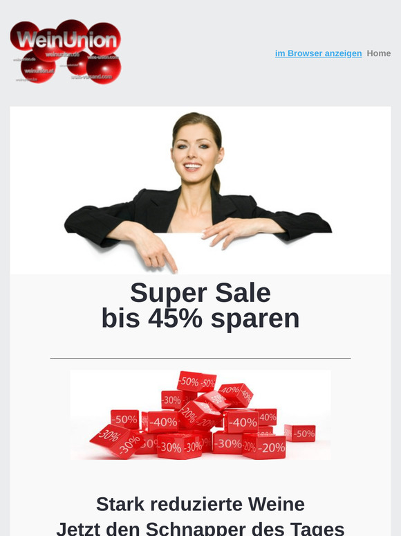 Super Sale zum Freitag