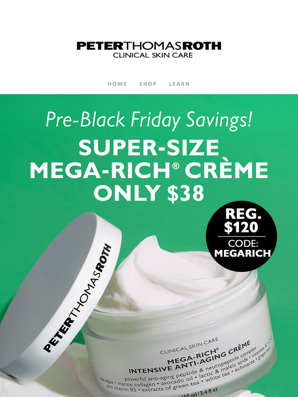 Mega-Rich Intensive Anti-Aging Creme - Super outlet Size