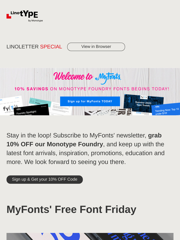 FREE Fonts Inside