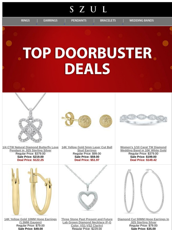 Black Friday Exclusive: Don't Miss Out on Our Best Doorbuster Deals – Shop Now!