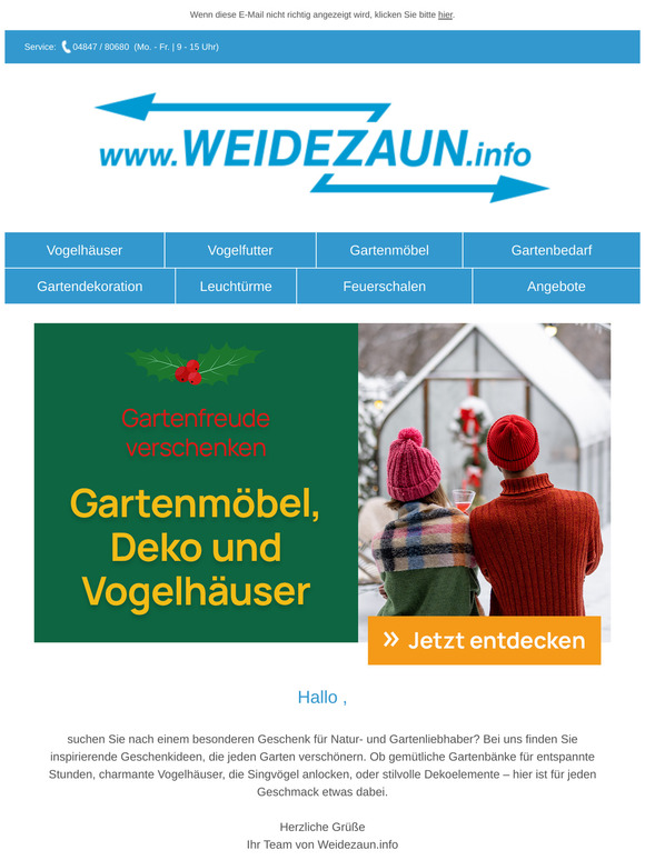 Geschenkideen für den Garten