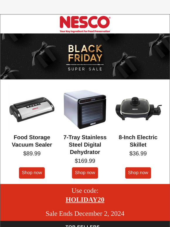 NESCO Black Friday Deals!