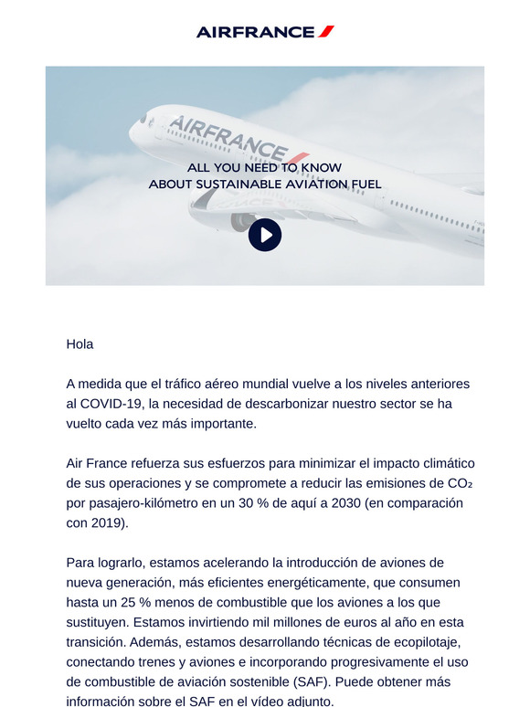 Evolución de la contribución del "Combustible de Aviación Sostenible"