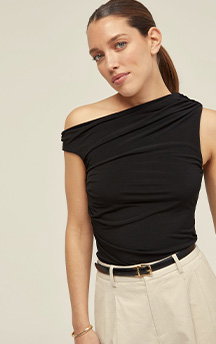 Becca Half Lined Jersey Top