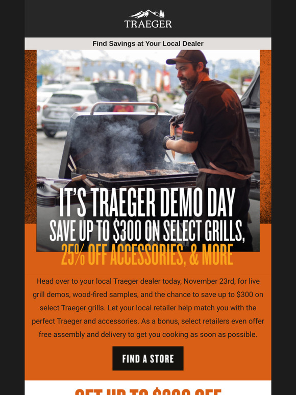Join us for Traeger Demo Day