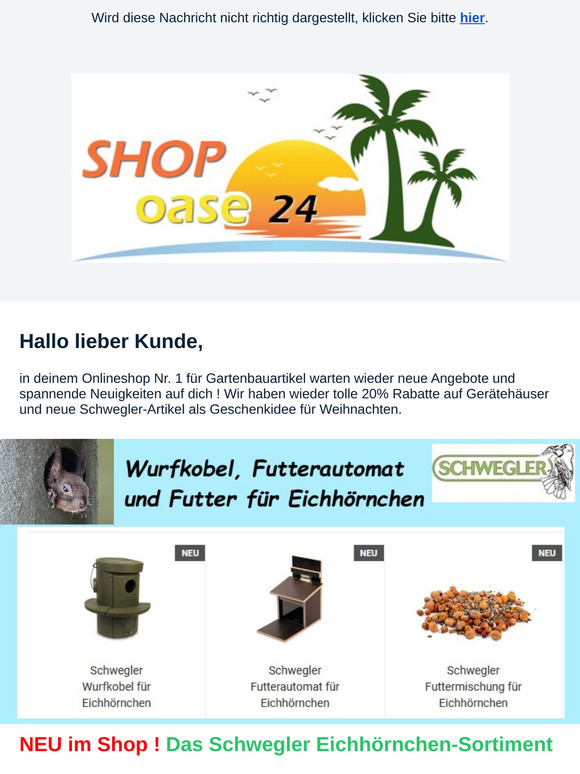 Nisthöhlen für Vögel, Igel und Eichhörnchen
