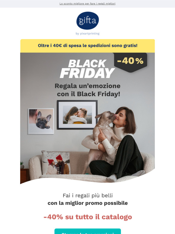 Emoziona con il Black Friday!
