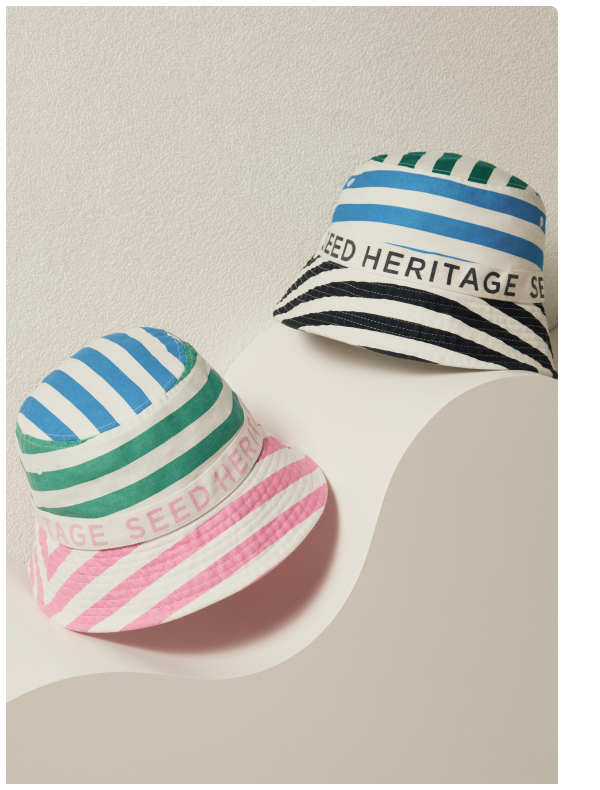 Stripe Colourblock Hat