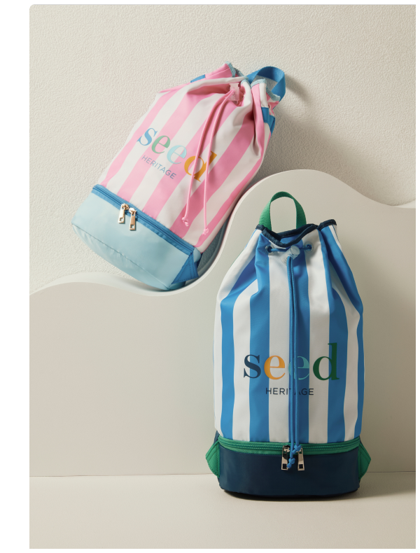 Stripe Swim Bag