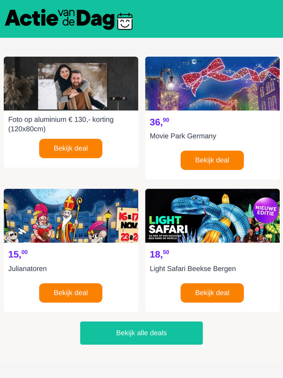Speciaal voor jou: onze top 10-deals