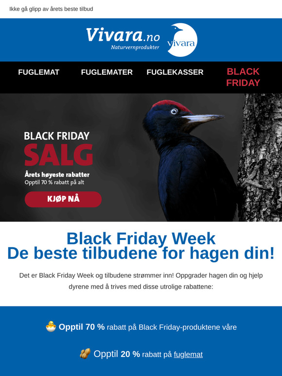 💥 Black Friday Week: Masse rabatter + gratis gave!