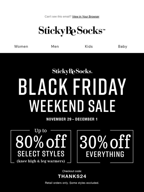 Our Biggest Sale Starts Now!