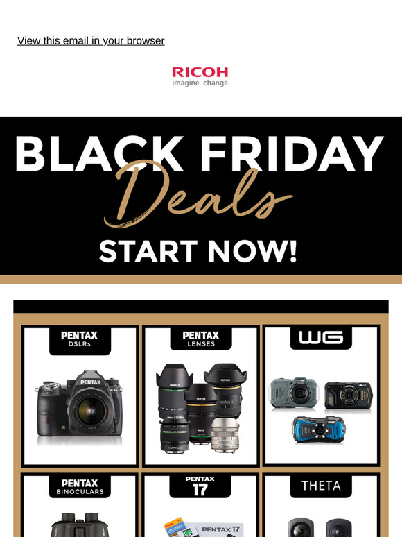 Black Friday Deals Start Now!