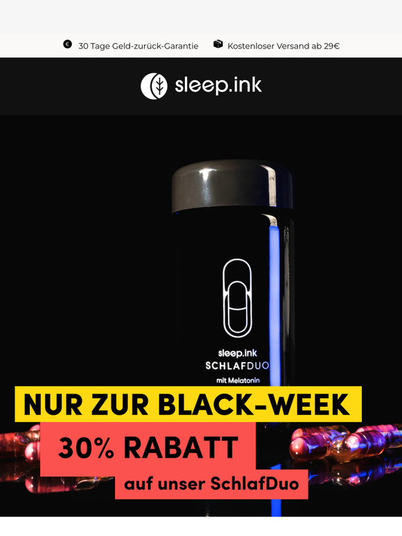 Unser Schlafduo im Sale des Jahres -30% Rabatt 🖤