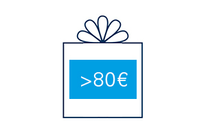 > 80 €