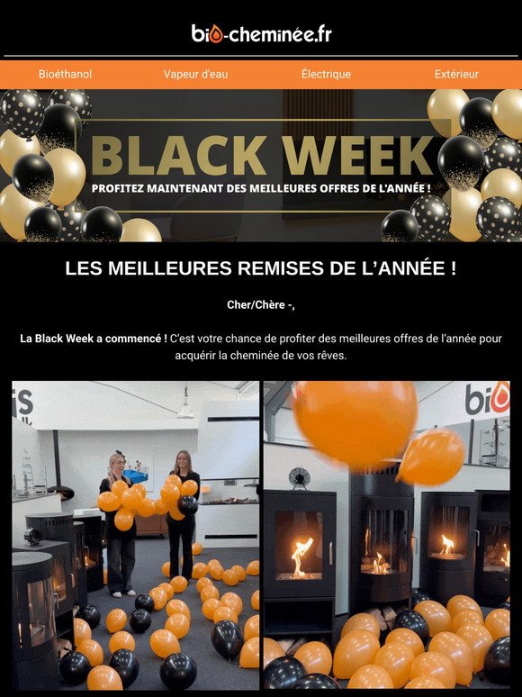 La Black Week a commencé : profitez des MEILLEURES OFFRES de l'année dès maintenant ! 🖤🔥