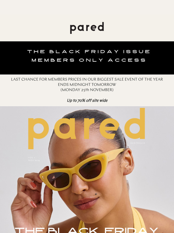 The Black Friday Issue (Sale) Ends Tomorrow!