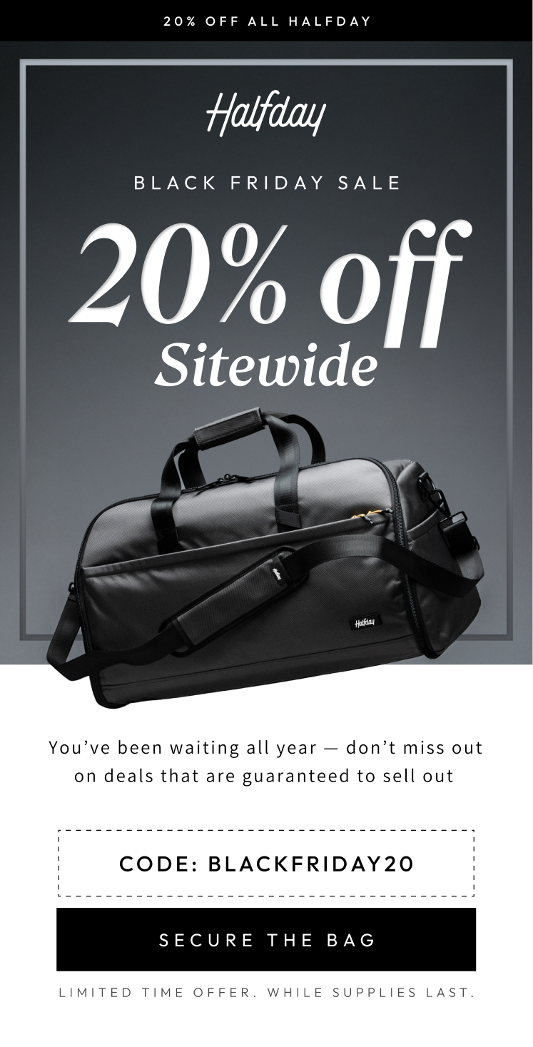 Black Friday Offer: 20% Off Sitewide With Code BLACKFRIDAY20