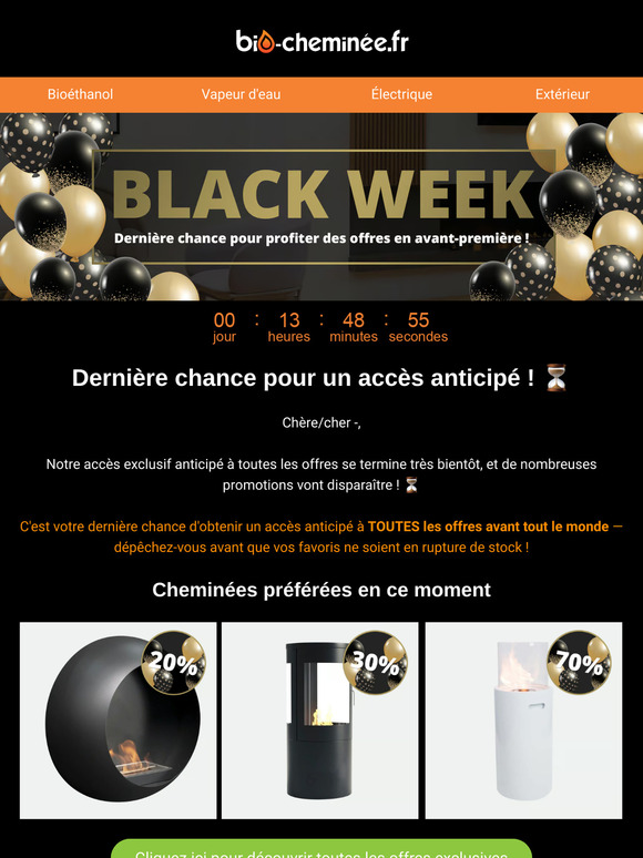 Les OFFRES en accès anticipé se terminent bientôt 🖤⏳