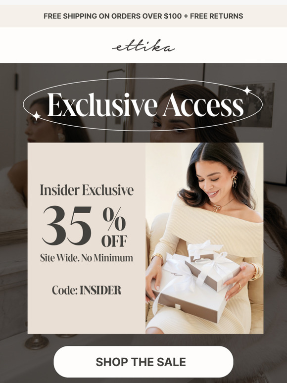 How does 35% off sound?