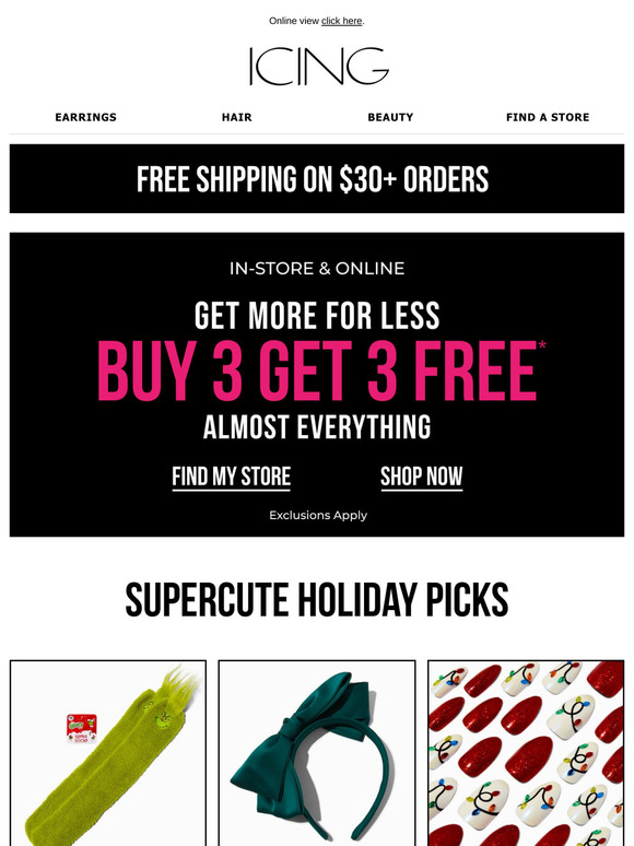 Psst! Buy 3 get 3 FREE