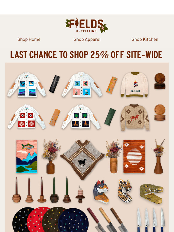 Less Than 24 hours Left to Shop Our Early Access Sale. Plus Some Last Minute Restocks.