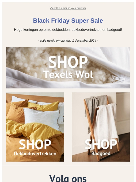 Black Friday is begonnen!