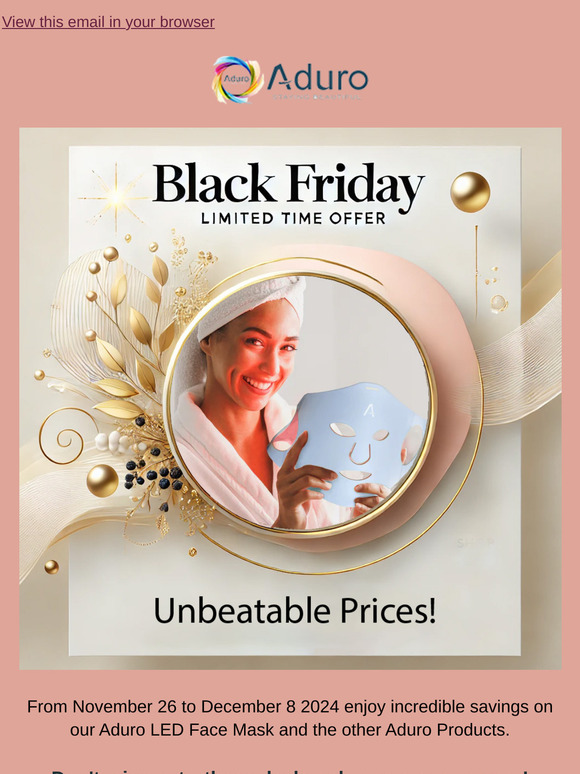 🌟 Black Friday Sale: Light Up Your Beauty Routine!🌟