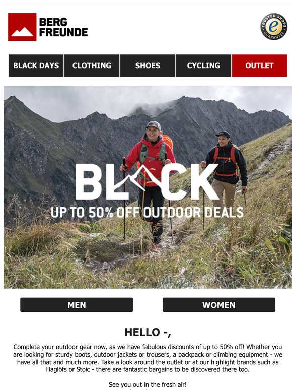 🏴 Up to 50% off OUTDOOR DEALS | Black Outdoor Days