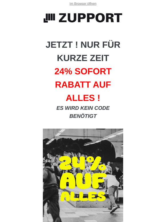 Schnappe dir 24% Rabatt: Black Week Deals!