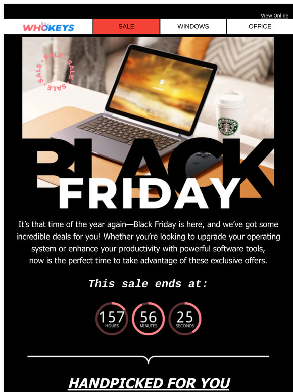Beat the Black Friday Madness. Sale Live Now!