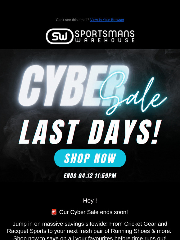 Last Chance for Cyber Savings 💸