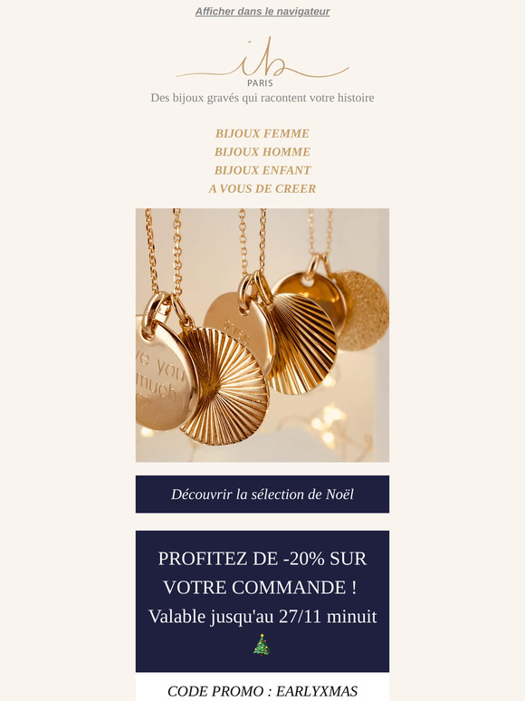 ⏰ Prolongations : -20% sur tout le site