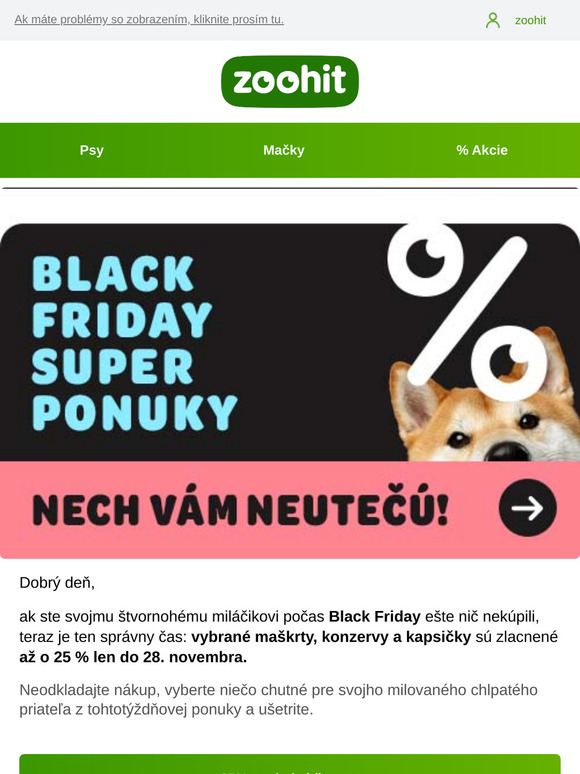 Posledná šanca ušetriť 25%