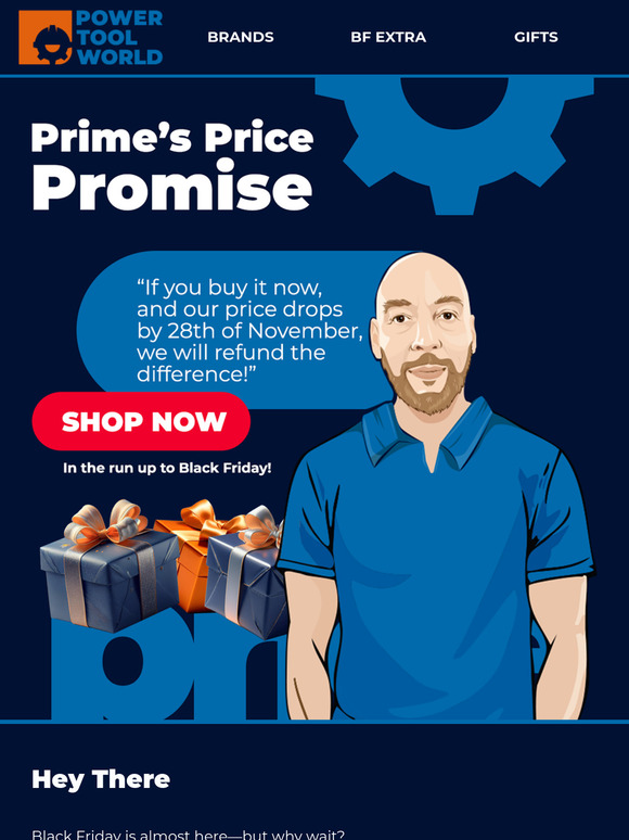 Black Friday - Dave Prime's Price Promise!